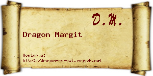 Dragon Margit névjegykártya